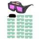 thumbnail image 3 of Gafas de soldadura Gafas de soldador Máscara multiusos con oscurecimiento automático de soldadura con oscurecimiento automático para , arco, MIG Gafas con 20 lentes, 3 of 8
