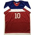 Autographed/Signed Carli Lloyd Red Soccer Team USA World Cup Jersey JSA