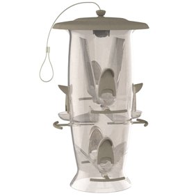 Stylecraft 4 Tube Bird Feeder With 8 Feeder Ports Holds 3 7 Litres