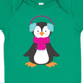 thumbnail image 4 of Inktastic Cute Penguin, Penguin With Ear Warmers, Scarf Boys or Girls Baby Bodysuit, 4 of 5