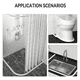 thumbnail image 4 of "Tapete De Baño Antiderrapente Alfombrilla Ducha 6pc+tira 3m Belug Blanco ", 4 of 5