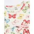 thumbnail image 2 of Touched by Nature Big Girls and Youth Organic Cotton Short-Sleeve Dresses 2pk, Butterflies, 8 Years, 2 of 5