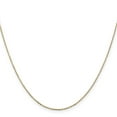 thumbnail image 2 of 14K Yellow Gold Cable Chain Styles Necklace 18 inch .8 mm Diamond-cut with Lobster Clasp 0.8, 2 of 4