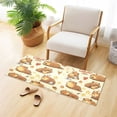 thumbnail image 6 of Haosy Cute Capybaras Doing Various Activities Bathroom Rugs Non Slip Absorbent Soft Plush Quick Dry Bath Mat, 39"x20", 6 of 8