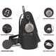 thumbnail image 5 of Mochila CHERUTY de nailon antirrobo, moda, viajes, color negro, 5 of 7