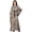 Black & Beige, variant on Kimono Sleeves V Neck Rayon Kaftan - Women's Stylish Printed Kaftan
