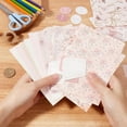 thumbnail image 3 of 40 hojas de papel para álbum de recortes con flores vintage, estilo rústico rosa, papel para origami, papel con estampado floral, papel estampado de un solo color, papel decorativo para manualidades., 3 of 9