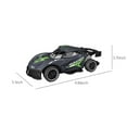 thumbnail image 3 of 2.4G Remote Control Car, RC Racing Car, Drift Dedicated Tires for Indoor Outdoor, Rechargeable Battery and Crash-Resistant Plastic Body, Suitable for Kids Age 4-12, Blue Green Colors, 3 of 9