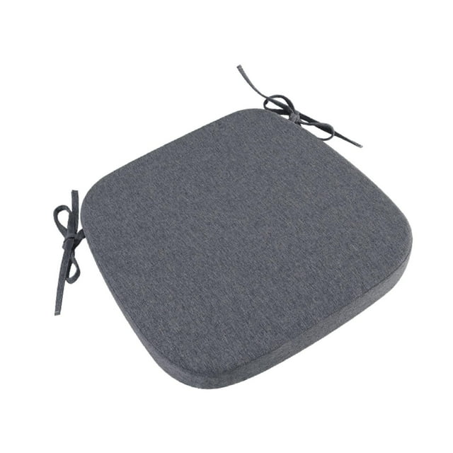 Cojín de la silla para la silla de comedor, la cubierta lavable lavable, cómodo colchón de asiento interior de piso para el asiento interior para la c Gris oscuro