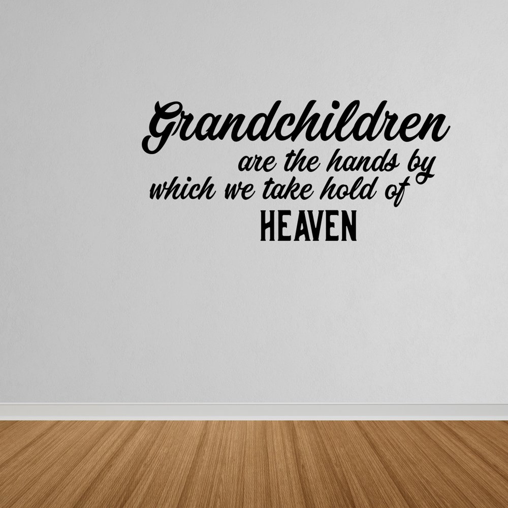Wall Decal Quote Grandchildren Home Room Decor Vinyl Wall Art Decal