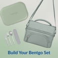 thumbnail image 2 of Bentgo Chill Max Leak-Proof XL Lunch Box - Included Ice Pack Keeps Food Cold; 5-Cup Capacity for Adults & Ages 8+, 3 or 4 Compartment Bento Box, BPA-Free, Dishwasher Safe (Clay Green & Gray), 2 of 9