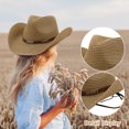 thumbnail image 4 of Men's Outback Hat, Khaki Classic Safari Style with Leather Band, UPF 50+ Sun Hat for Fishing, Hiking, Gardening & Adventures A, 4 of 4