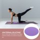 thumbnail image 4 of Esterilla de yoga para arrodillarse, antideslizante, accesorio, cojín de apoyo, deportiva, redonda, morada, de gel de sílice, para fitness, 4 of 6