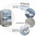 thumbnail image 5 of Blue Coastal Beach Shower Curtains for Bathroom Waterproof Fabric Bath Curtains Decor Bath Tub Curtain Modern Oil Painting Art Decorative Shower Curtain Sets with 12 Hooks, 72x72 Inch, 5 of 6