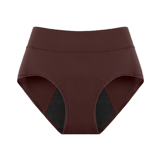 Ropa interior para mujeres con flujo abundante, alta absorción, a prueba de fugas, bragas menstruales posparto para damas.