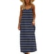thumbnail image 2 of TaTaai Women's Casual Maxi Sundress Sleeveless Striped Backless Spaghetti Strap Flowy Summer Dress Long Beach Cover Up Dress Gift, 2 of 9