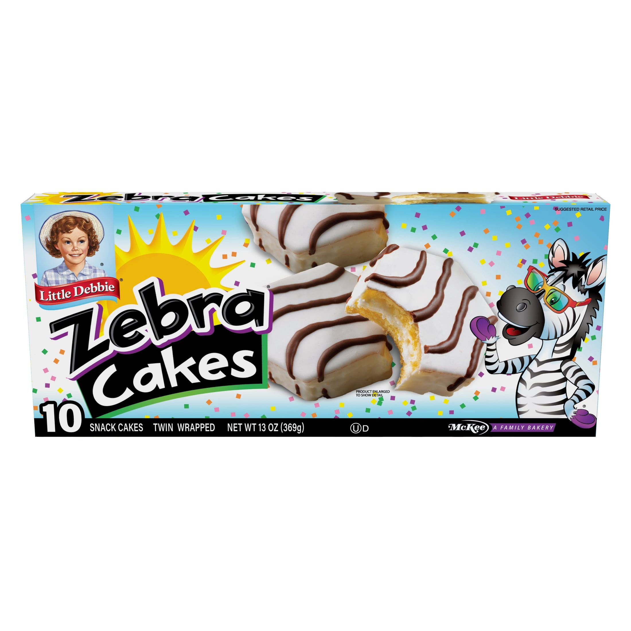 Snack Cakes, Little Debbie Family Pack ZEBRA® cakes