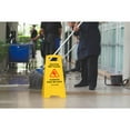 thumbnail image 3 of Alpine Industries 24" Yellow Bilingual Caution Wet Floor Sign, 3-Pack, 3 of 4