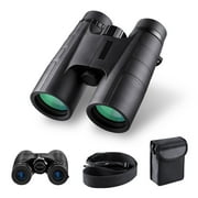 LAKWAR HD Binoculars 10x42, Binoculars for Adults Bird Watching, Travel Binoculars