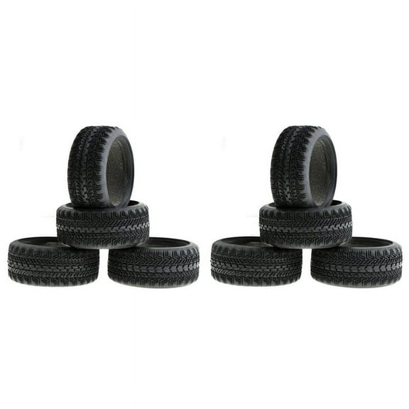 8Pcs Rubber Tire Tyre for 1/10 RC On-Road Drift Touring Car RedCat,5