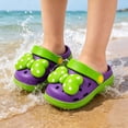 thumbnail image 4 of MDUKONU Toddler Girls Boys Clogs Little Kids Sandals Slides with Strap Kids Garden Clogs Water Shoes GN1, 4 of 5