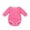 Pink, variant on Fesfesfes Fall Winter Neutral Baby Bodysuit Boys Girls Solid Color Long-sleeved Top Jumpsuit Romper Summer Saving Sale