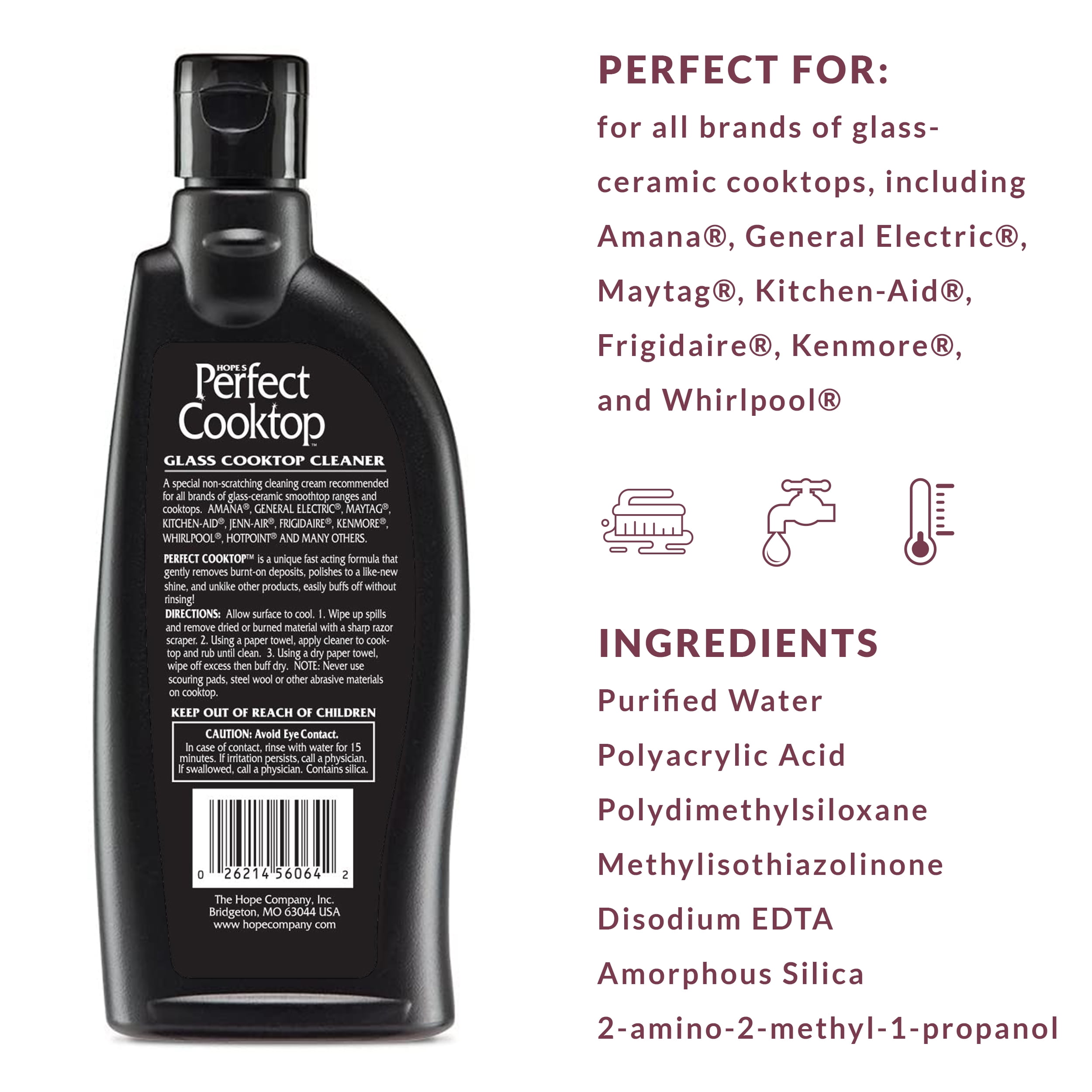 cook top kenmore cleaning creme