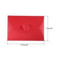 thumbnail image 2 of REGALWOVEN Present Card Envelopes, Heart Shaped Clasp Small Cards Holder Red, 2 of 6