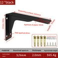 thumbnail image 1 of Heavy duty tripod bracket wall support rack wall mounted rack hardware, 1 of 9