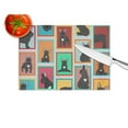 thumbnail image 4 of Lots of Black French Bulldog Glass Cutting Board Large 12 in x 15 in, 4 of 5
