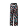 thumbnail image 4 of Cenuakty Women's Christmas Lounge Pants Colorful Light/Snowman Print Loose Comfy Casual Plush Pants Pajama Pants Sleep Trousers, 4 of 9