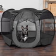 thumbnail image 3 of Corral portátil para perros y tienda para gatos Furhaven Hunter Verde pequeño, 3 of 8