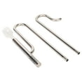 thumbnail image 1 of Inflow Outflow Pipe Set Outflow Inflow Water Pipe with Acrylic Fixing Holder Adjustable 304 Stainless Steel Fish  Lily Pipe with  Skimmer for Aquarium Filter, 1 of 8