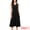 Black, variant on Women's 2026 V Neck Office Work Sleeveless Midi A Line Dresses M Black