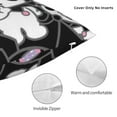 thumbnail image 4 of Kuromi and My Melody Throw Pillow Cover Decoration Pillow Case Cushion for Home Sofa Couch 20"x20", 4 of 7