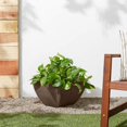 thumbnail image 2 of Arcadia PSW FBD30C Simplicity Square Planter, 12 by 12 by 6-Inch, Chocolate, 2 of 5