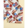 thumbnail image 6 of Hirigin 4th of July Baby Boy Girl Outfit Stars Stripes Romper Fourth of July Overalls 3 6 12 18 24 Months Memorial Day Clothes, 6 of 7