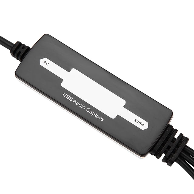 Audio Capture, Professional Audio Capture Recorder Simple Support Hot Plug for Converts Turntables Cassettes To MP3/WAV