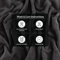 thumbnail image 2 of Soft Textiles Bath Towels Set of 4 – 100% Cotton Grey Bath Towels 27 x 54 Inches, Soft & Absorbent Body Towels for Bathroom, Spa & Gym, Quick Drying Luxury Towels for Shower & Everyday Use (Black), 2 of 6