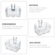 thumbnail image 4 of unbranded Cesta Para De En Hierro Plateado Resistente Y Para, 4 of 5