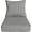 Light Gray, variant on 20"x42" Outdoor Dining Chair Cushion Set of 1 Patio Furniture Cushion Resilient Foam Filling Water-Proof Stain-Resistant UV Resistant Weather Resistant Chairs Couch Sofa Upholstery Chili