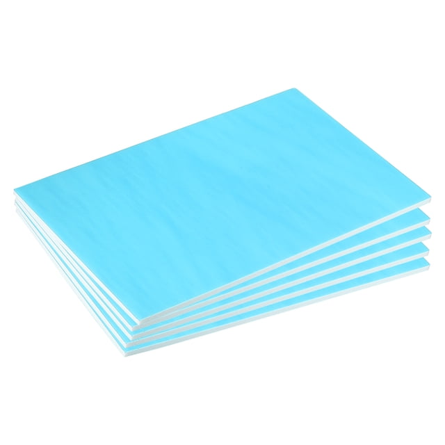 Unique Bargains 8' x 12' Foam Sheet for Crafts Foam Boards Foam Paper Sheets for Art, Blue 5 Pack