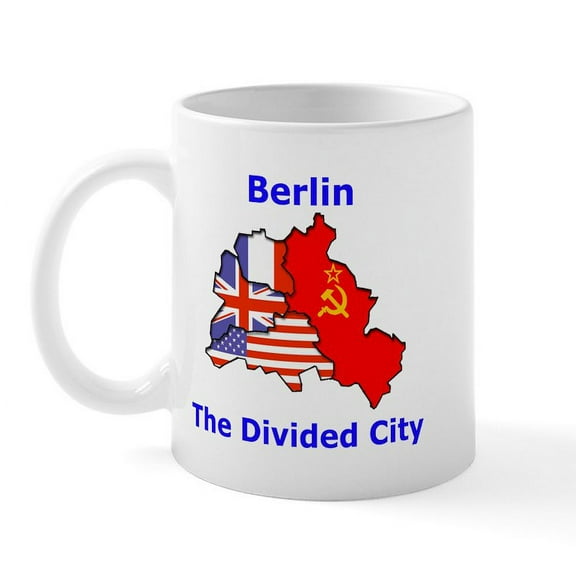 CafePress - Berlin: The Divided City Mug - 11 oz Ceramic Mug - Novelty Coffee Tea Cup