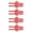 Pink, variant on 4 Pack Silicone Cats Massage Brushes Furniture Leg Attachment Grooming Aid for Loose Hair Removal