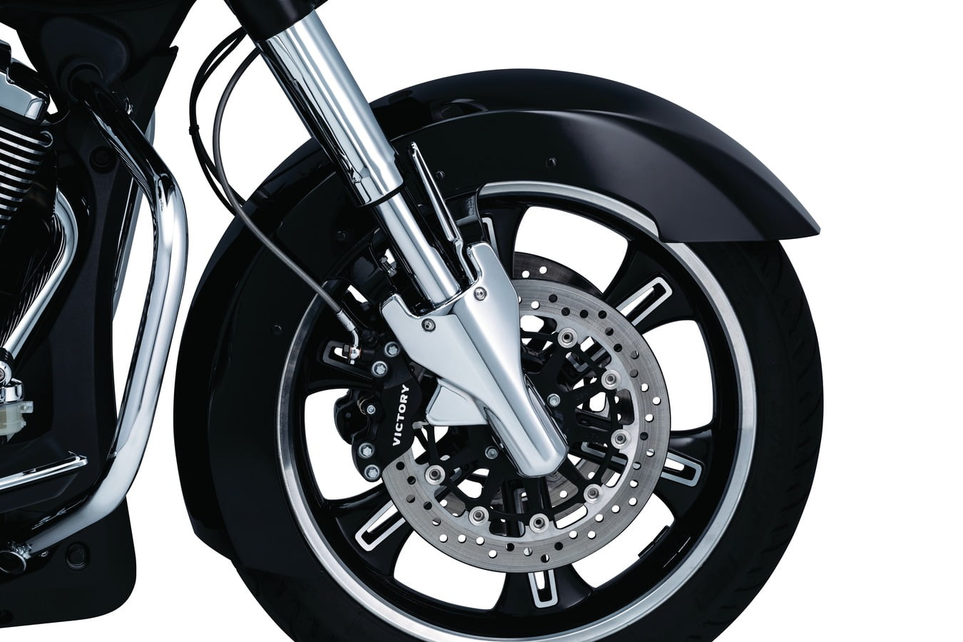 Kuryakyn Fork Leg Covers Chrome Lower 7123