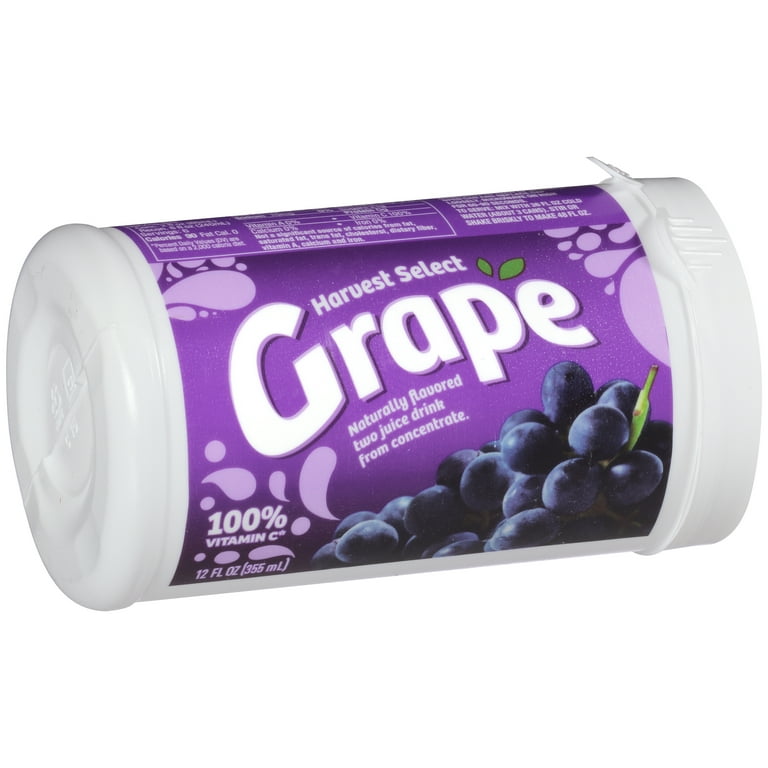 7 pack) Harvest Select Grape Juice Drink, 12 oz Frozen Concentrate