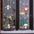 thumbnail image 2 of Qiaoxi 2Pcs Christmas Window Decorations Christmas Window Clings Decals Santa Christmas Tree Snowflakes Snowman Stickers, 2 of 7