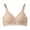 AA01_Coffee, variant on Wireless Jelly Bra for Women Push Up Deep V Bras for Back Adjustable Spaghetti Strap Bralette White S