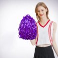 thumbnail image 2 of CSChome Cheerleading Flower Ball Dance Pompoms Fluffy PET Double Pass Cheerleader Hand Flower Ball Decoration, 2 of 7