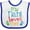 White and Royal, variant on Inktastic My Nani Grandma Loves Me Boys or Girls Baby Bib